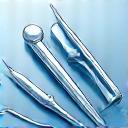 Clean dental tools organized on a sterile tray, representing dental practices.